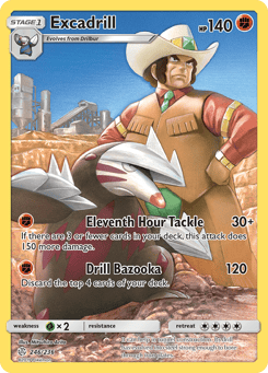 Gold Pokémon Cards — Excadrill