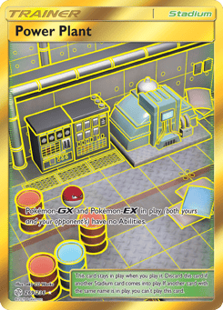 Gold Pokémon Cards — Power Plant