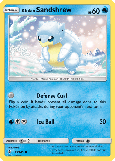 Alolan Sandshrew — Guardians Rising #19