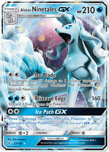 Alolan Ninetales-GX — Guardians Rising #22