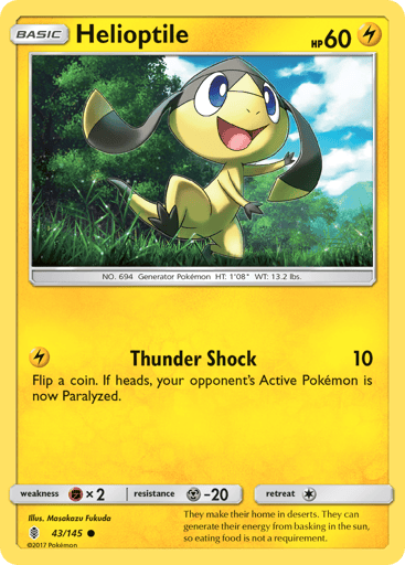 Helioptile — Guardians Rising #43