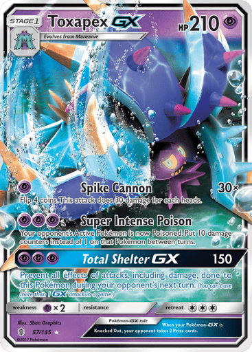 Toxapex-GX — Guardians Rising #57