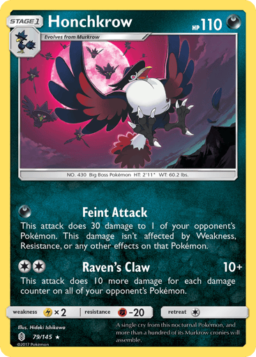 Honchkrow — Guardians Rising #79
