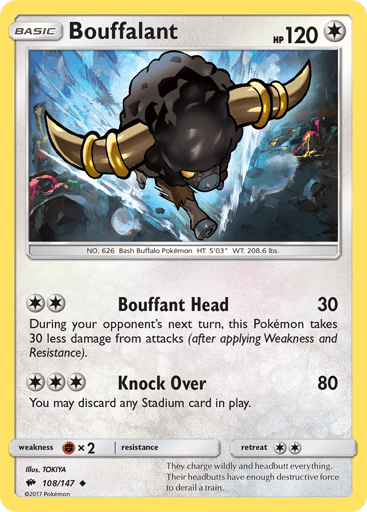 Bouffalant — Burning Shadows #108