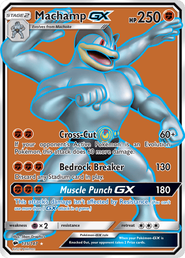 Machamp-GX — Burning Shadows #135