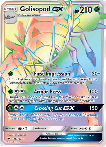 Golisopod-GX — Burning Shadows #148