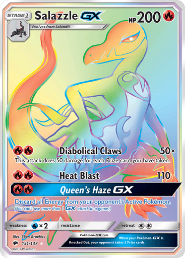 Salazzle-GX — Burning Shadows #151