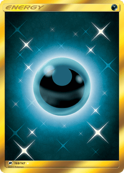 Gold Pokémon Cards — Darkness Energy