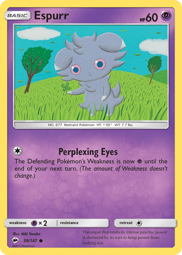 Espurr — Burning Shadows #59