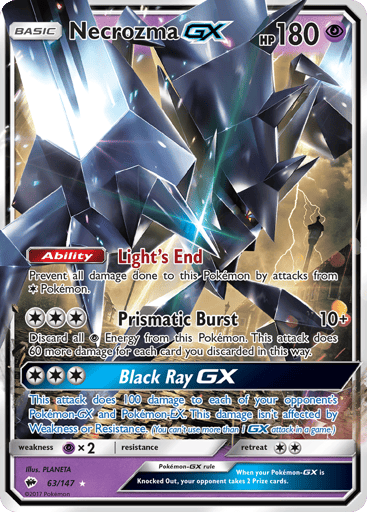 Necrozma-GX — Burning Shadows #63