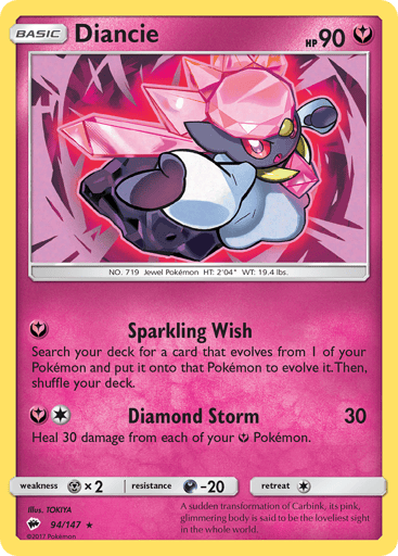 Diancie — Burning Shadows #94