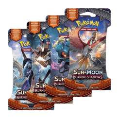 Burning Shadows Sleeved Booster Pack Art Bundle (Set of 4)