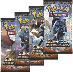 Burning Shadows Booster Pack Art Bundle (Set of 4)
