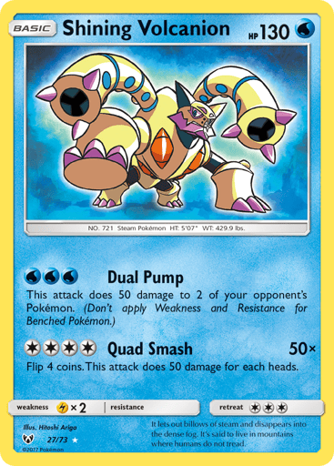 Shining Volcanion — Shining Legends #27
