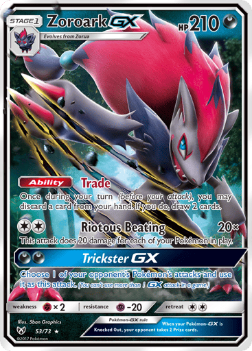 Zoroark-GX — Shining Legends #53
