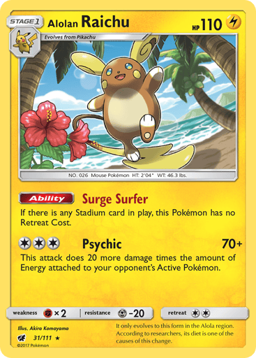 Alolan Raichu — Crimson Invasion #31