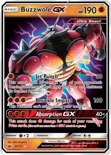 Buzzwole-GX Price – Crimson Invasion #104/111 | CardTrack