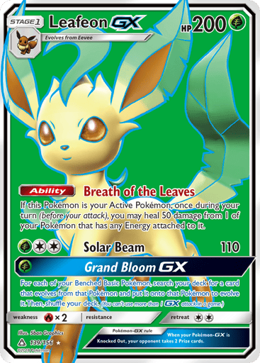 Leafeon-GX — Ultra Prism #139