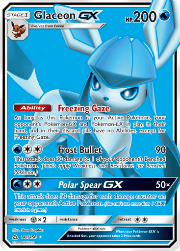 Glaceon-GX — Ultra Prism #141