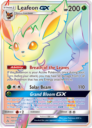 Leafeon-GX — Ultra Prism #157
