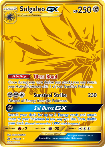Solgaleo-GX — Ultra Prism #173