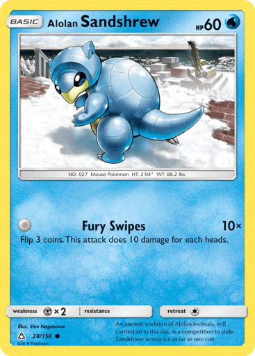 Alolan Sandshrew — Ultra Prism #28