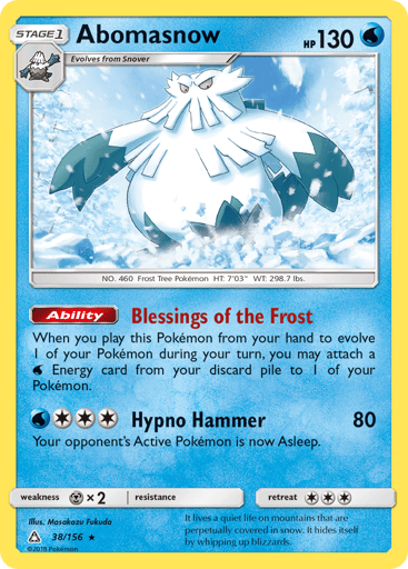 Abomasnow — Ultra Prism #38
