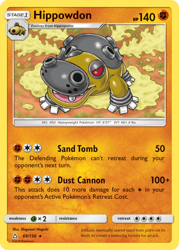 Hippowdon — Ultra Prism #69
