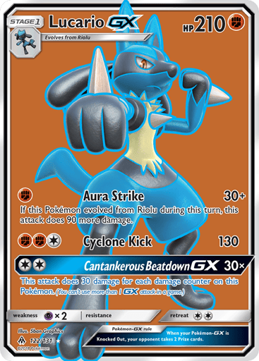 Lucario-GX — Forbidden Light #122