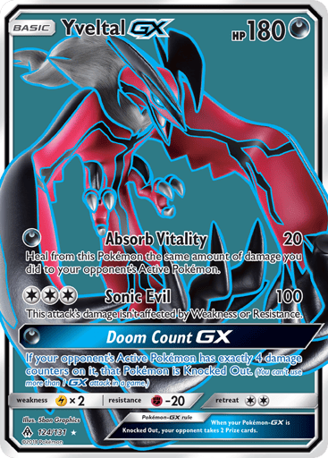 Yveltal-GX — Forbidden Light #124