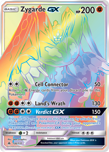 Zygarde-GX — Forbidden Light #136