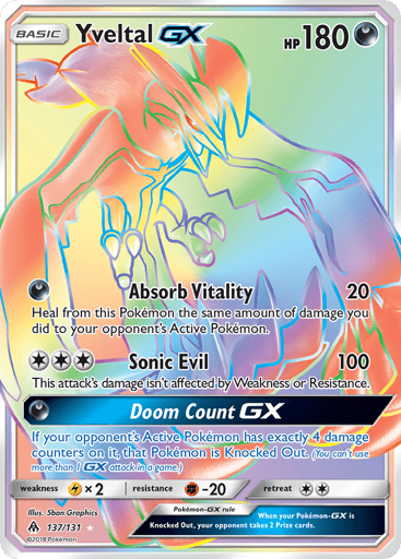 Yveltal-GX — Forbidden Light #137