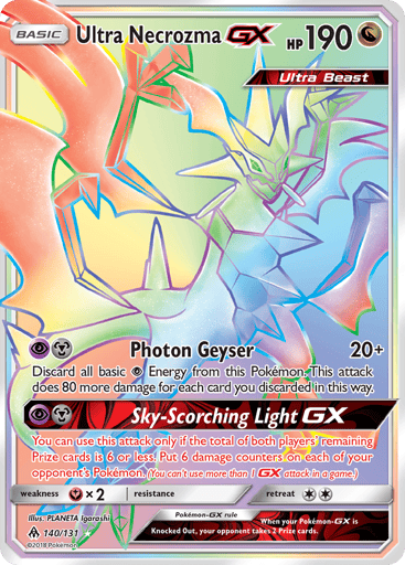 Ultra Necrozma-GX — Forbidden Light #140