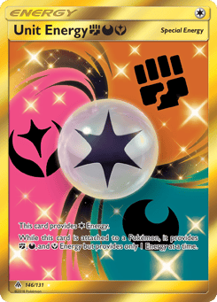 Gold Pokémon Cards — Unit Energy FightingDarknessFairy