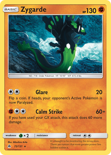 Zygarde — Forbidden Light #72