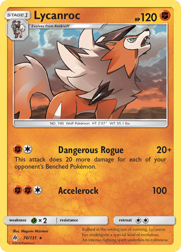 Lycanroc — Forbidden Light #76