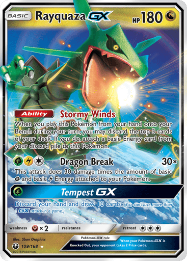 Rayquaza-GX — Celestial Storm #109