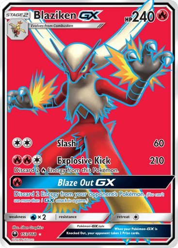 Blaziken-GX — Celestial Storm #153