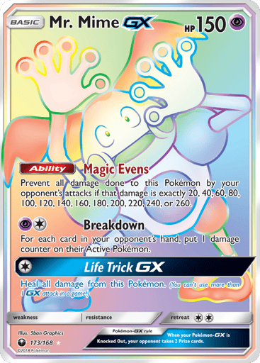 Mr. Mime-GX — Celestial Storm #173