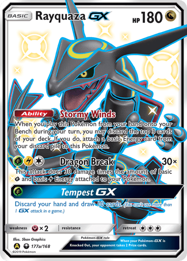 Rayquaza-GX — Celestial Storm #177a