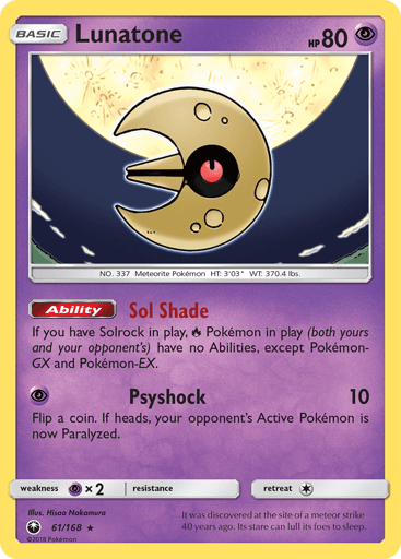 Lunatone — Celestial Storm #61