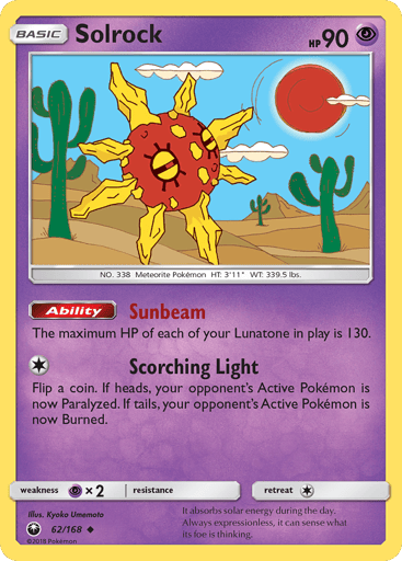 Solrock — Celestial Storm #62