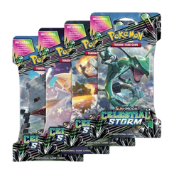 Celestial Storm Sleeved Booster Pack Art Bundle (Set of 4)