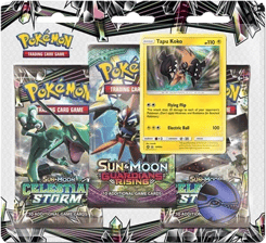 Celestial Storm 3-Pack Booster Blister - Tapu Koko