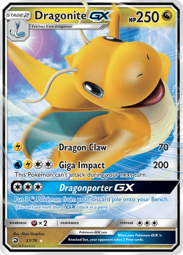 Dragonite-GX — Dragon Majesty #37