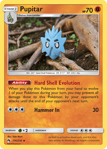 Pupitar — Lost Thunder #116