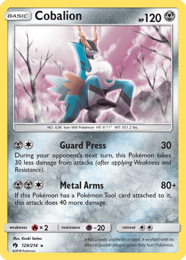 Cobalion — Lost Thunder #129