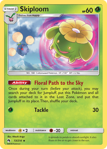 Skiploom — Lost Thunder #13