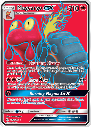 Magcargo-GX — Lost Thunder #198