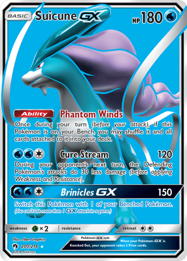 Suicune-GX — Lost Thunder #200